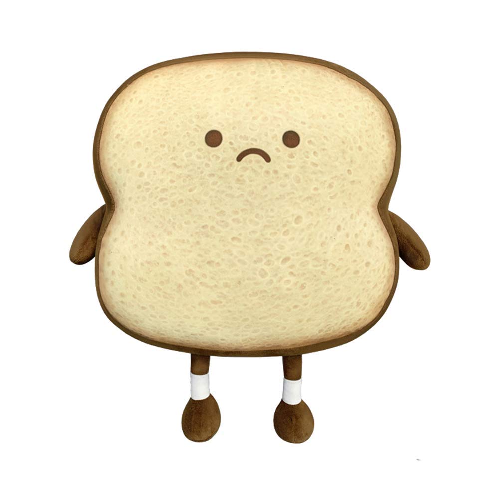 VHYHCY Toast Bread Pillow with a smile face offering cozy comfort on the sofa