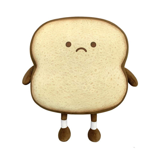 VHYHCY Toast Bread Pillow with a smile face offering cozy comfort on the sofa