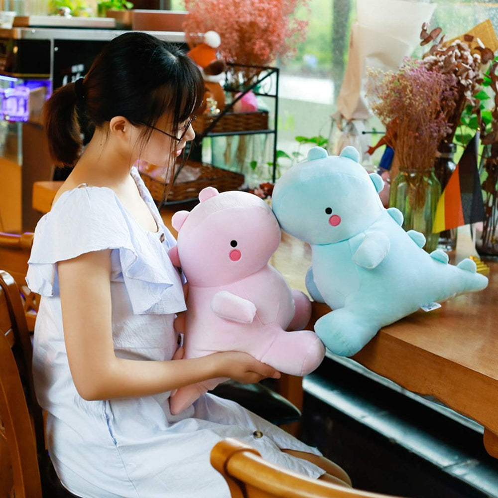 VHYHCY dinosaur plush as a reading buddy for cozy moments