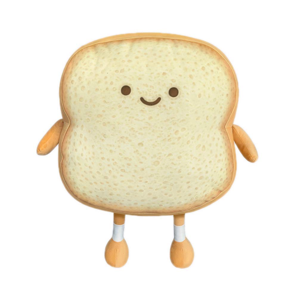 VHYHCY toast bread pillow with smiling expression for cozy couch cuddles