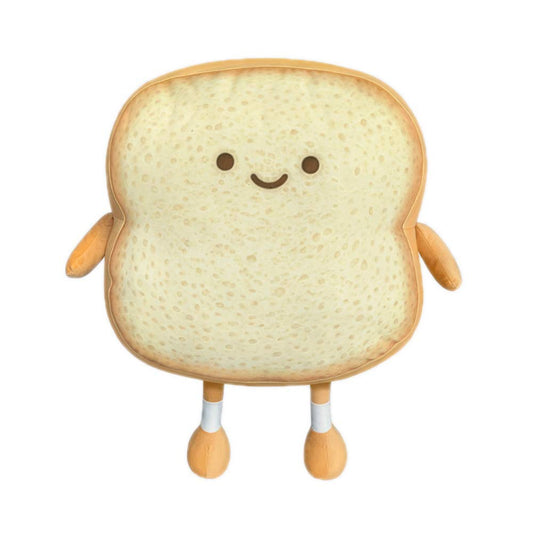 VHYHCY toast bread pillow with smiling expression for cozy couch cuddles