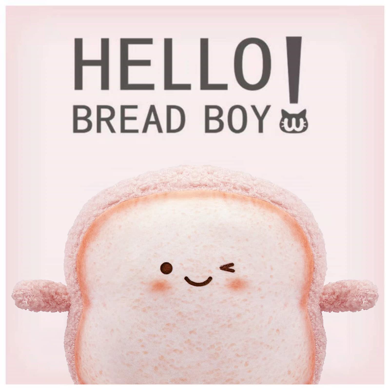 VHYHCY toast bread pillow pink, cozy sofa decor that sparks smiles