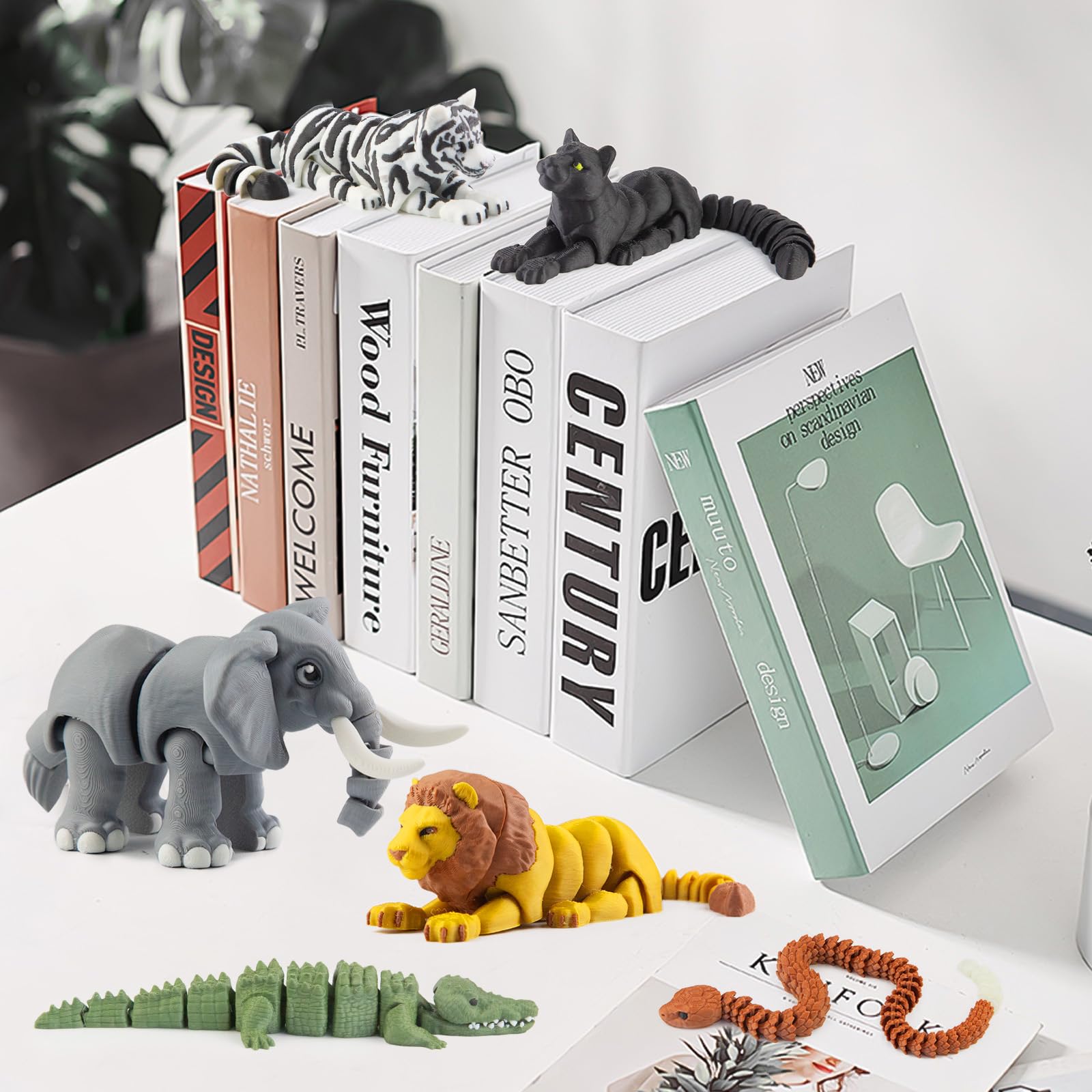 Viabty safari figures cake toppers for parties and celebrations