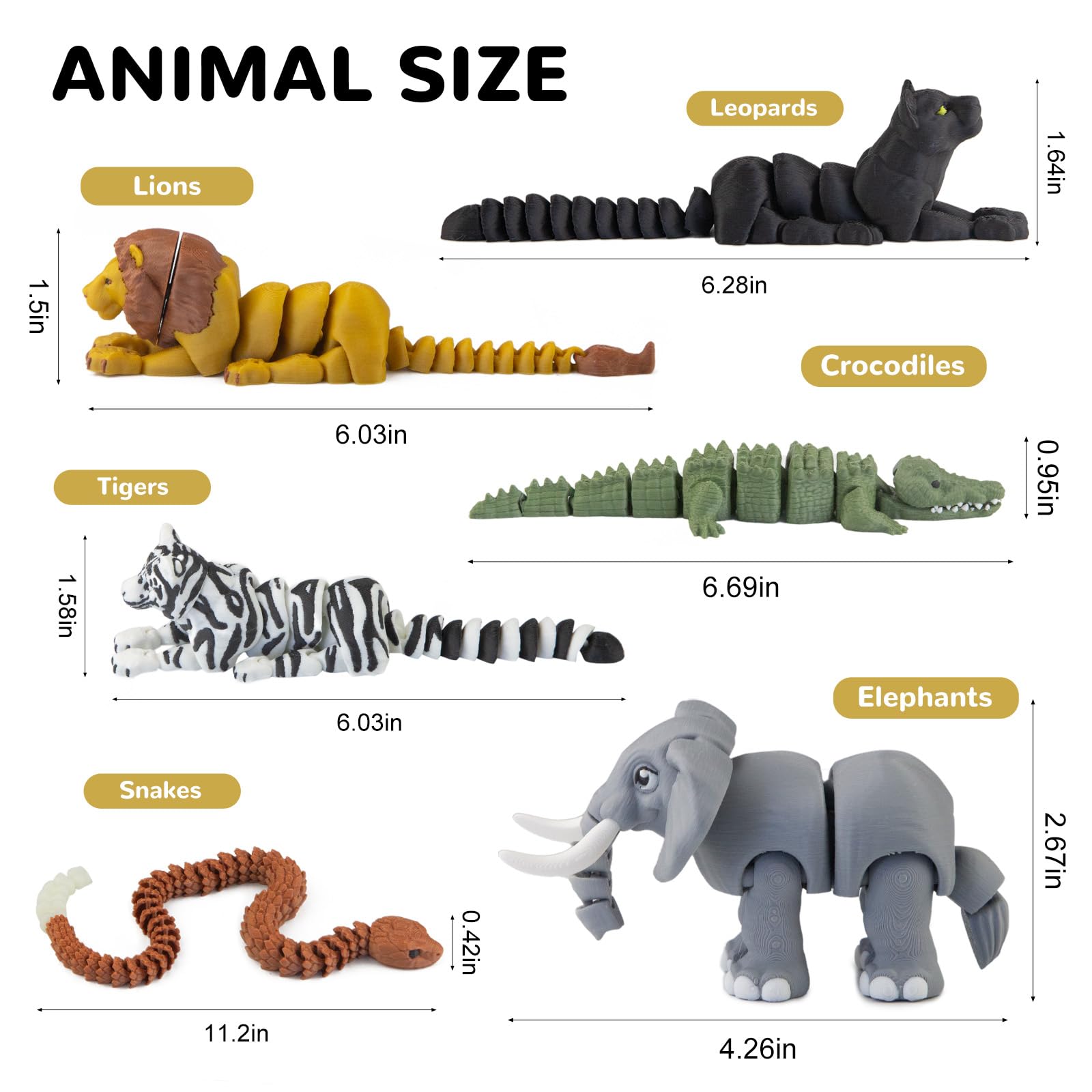 Viabty safari leopard figure for realistic pretend play and wild animal exploration