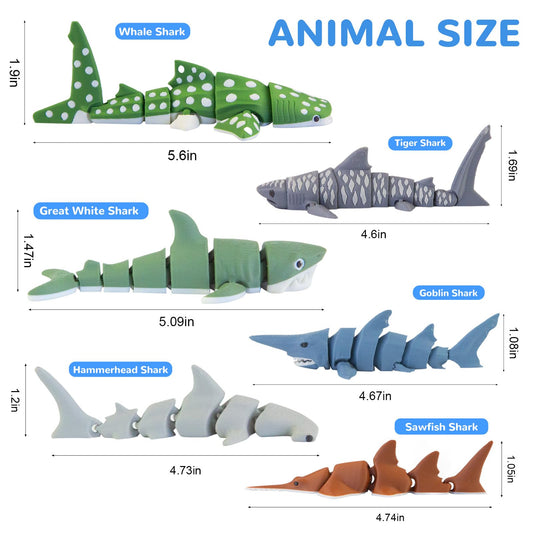Viabty Great White shark figurine with realistic details for curious preschoolers' storytelling.
