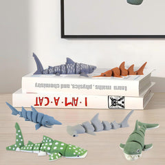 Viabty shark cake topper for parties and playful celebrations.