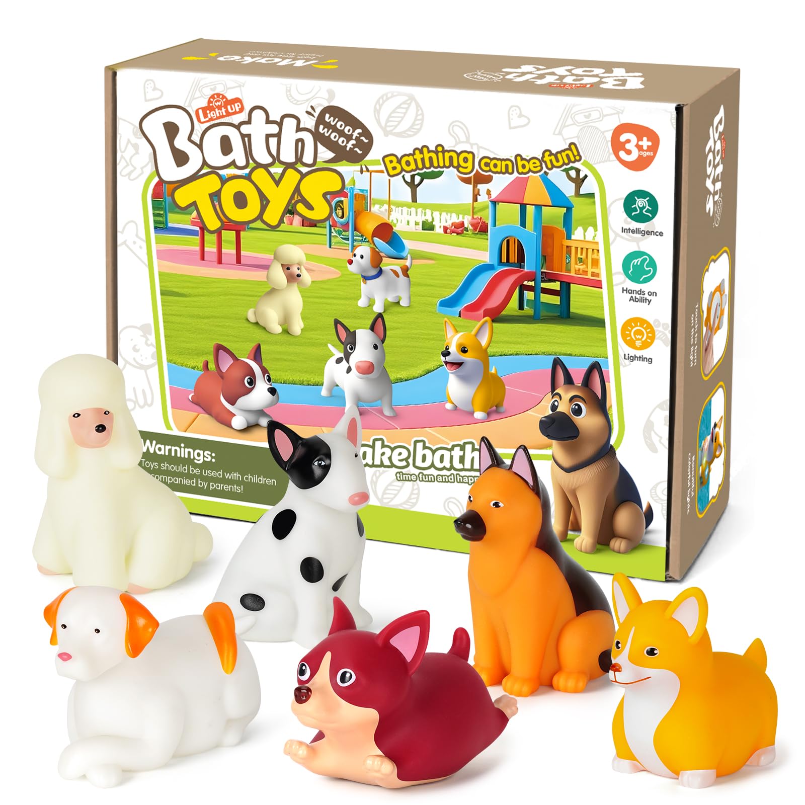VIBOYLAR waterproof, sealed bath toys keep bath play mess-free