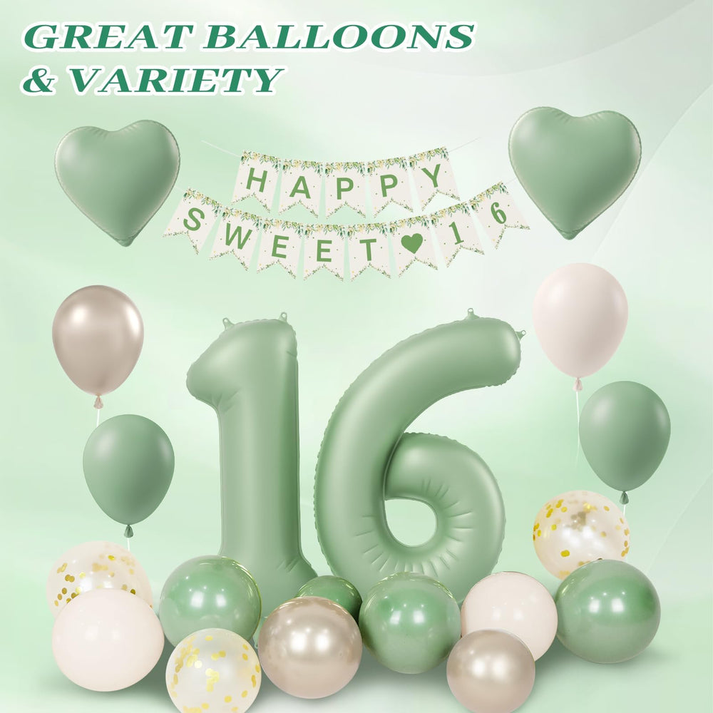 Vicduotex Sweet 16 banner highlights the milestone beautifully.