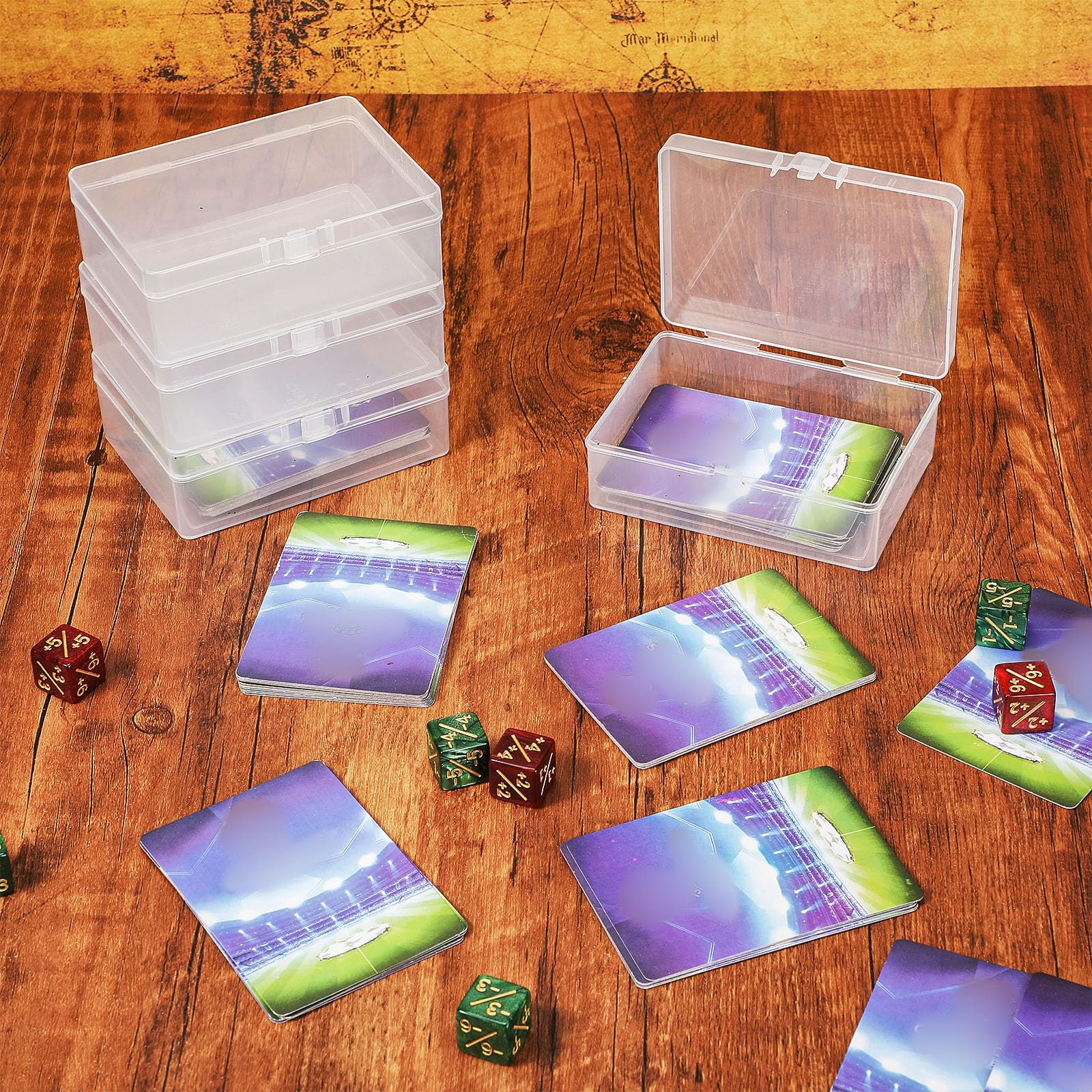 Vicenpal versatile deck boxes for trading, game, and sports cards storage