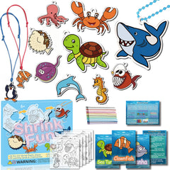 Vicentorra 75pcs Shrinky Dinks kit charms ready for personalized keepsakes.