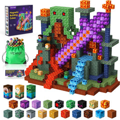 VICHTOP magnetic building blocks for desk assembly and imaginative play.