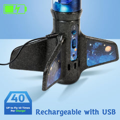 VICHTOP Rocket Launcher automatic parachute for gentle landings.