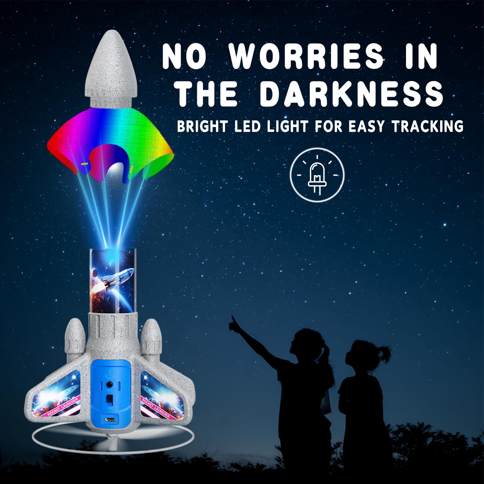 VICHTOP Safe propellers and foam body ensure stable flights for kid-friendly outdoor fun