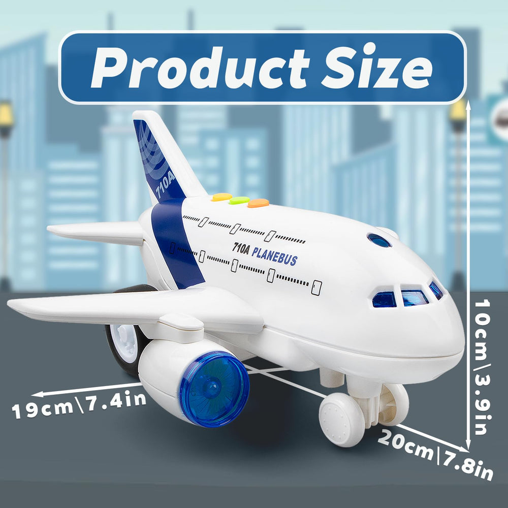 Victob Airplane Toy 1:200 scale sparks curiosity about aviation concepts.