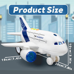 Victob Airplane Toy 1:200 scale sparks curiosity about aviation concepts.