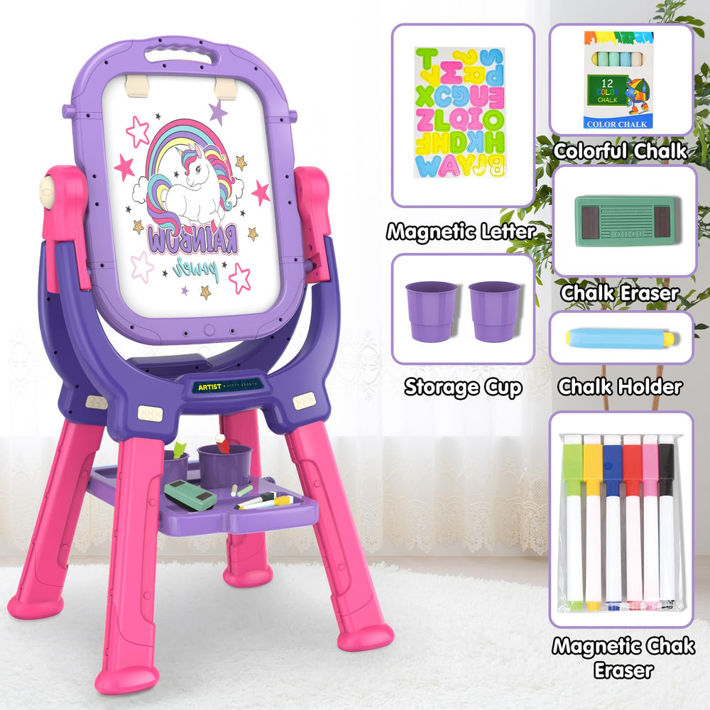 Victostar easel is suitable for both indoor and outdoor creative sessions.