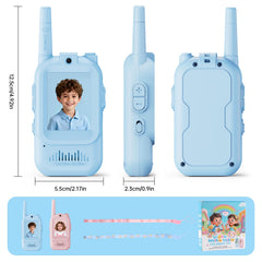 Video Walkie Talkies for Kids camping and hiking ready for family outings.