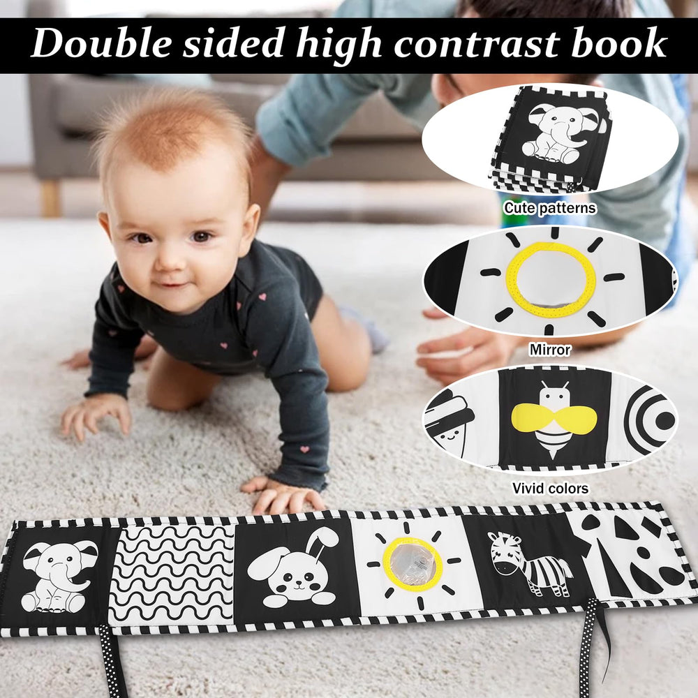VIESMUMU baby wrist tambourine toy encourages grasping and movement