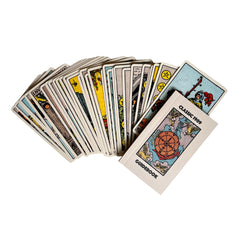 Gift-ready packaging for the Vieux Monde Express 1909 tarot deck.
