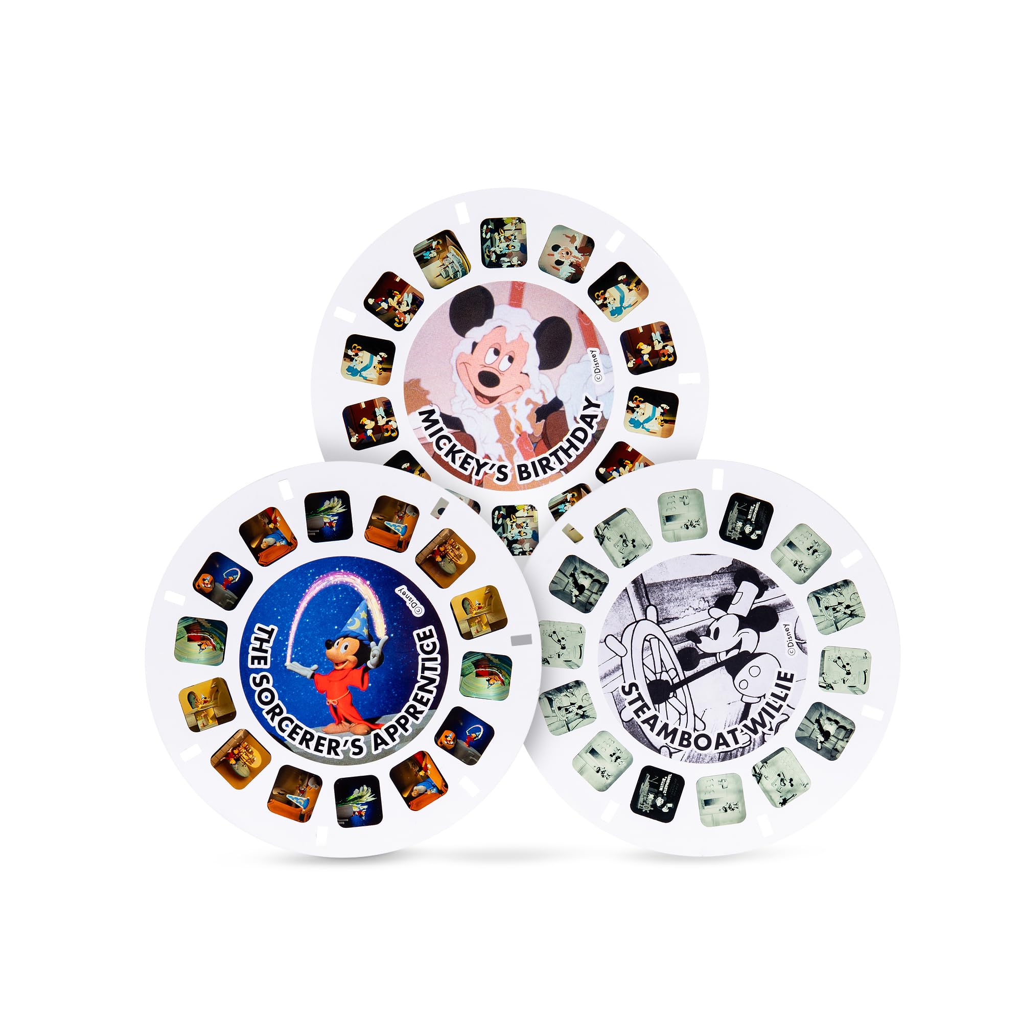 View-Master Mickey Mouse Deluxe is easy to use with a simple lever for viewing.