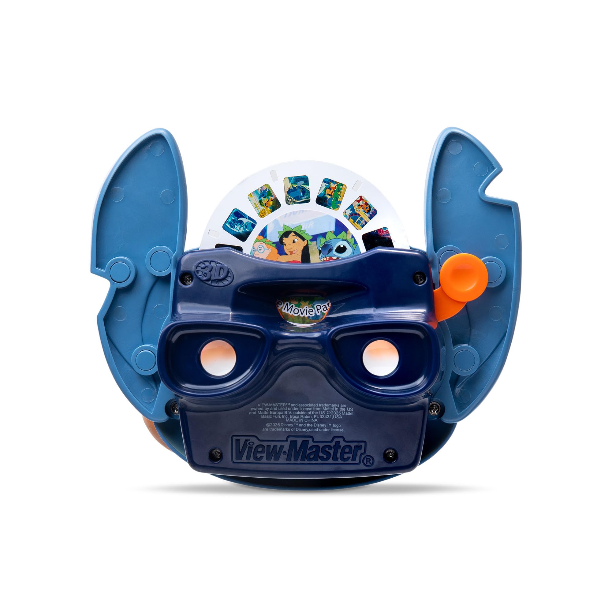 View Master Stitch Deluxe reels show 14 Stitch moments in crisp 3D detail.
