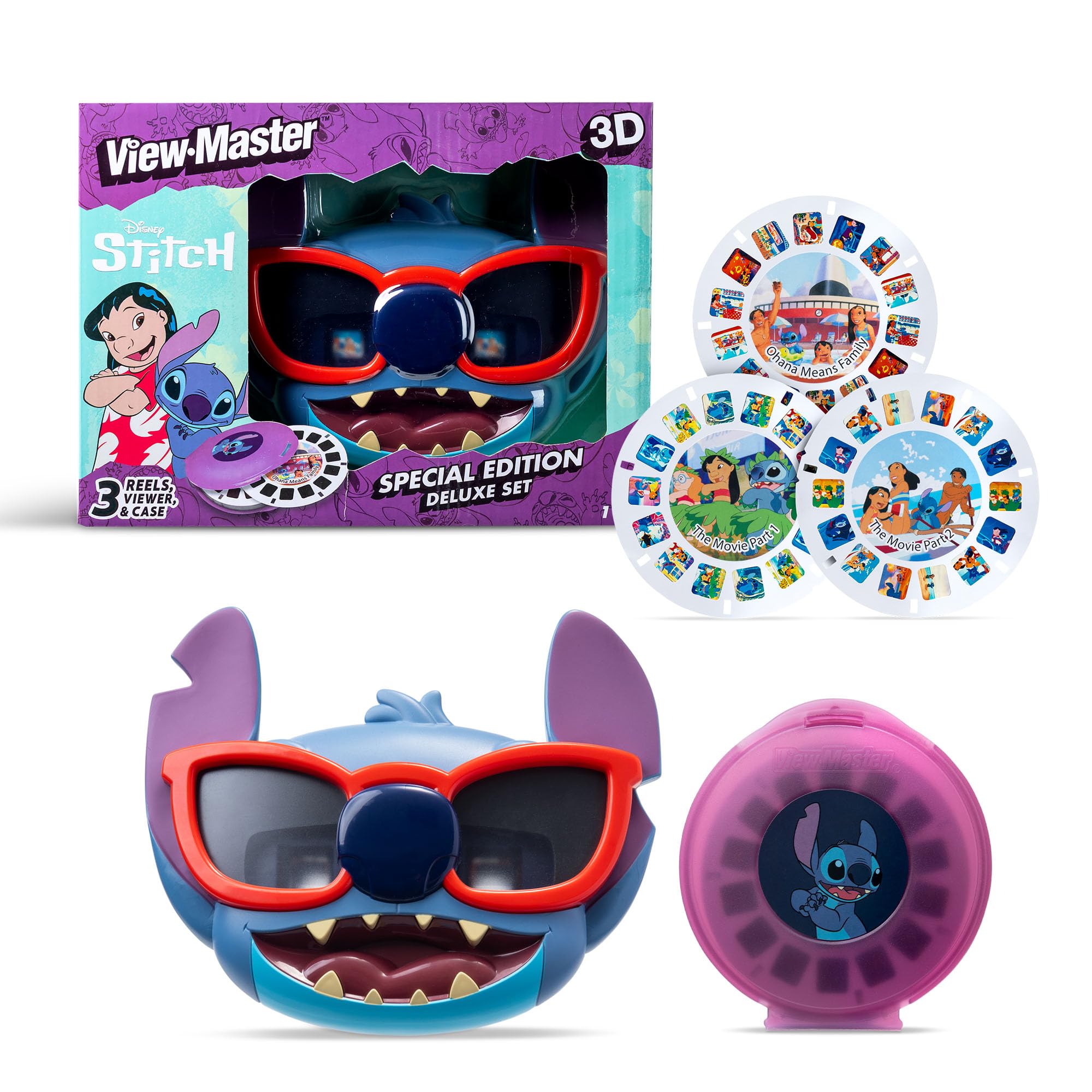 View Master Stitch Deluxe viewer with vibrant 3D scenes for immersive storytelling.