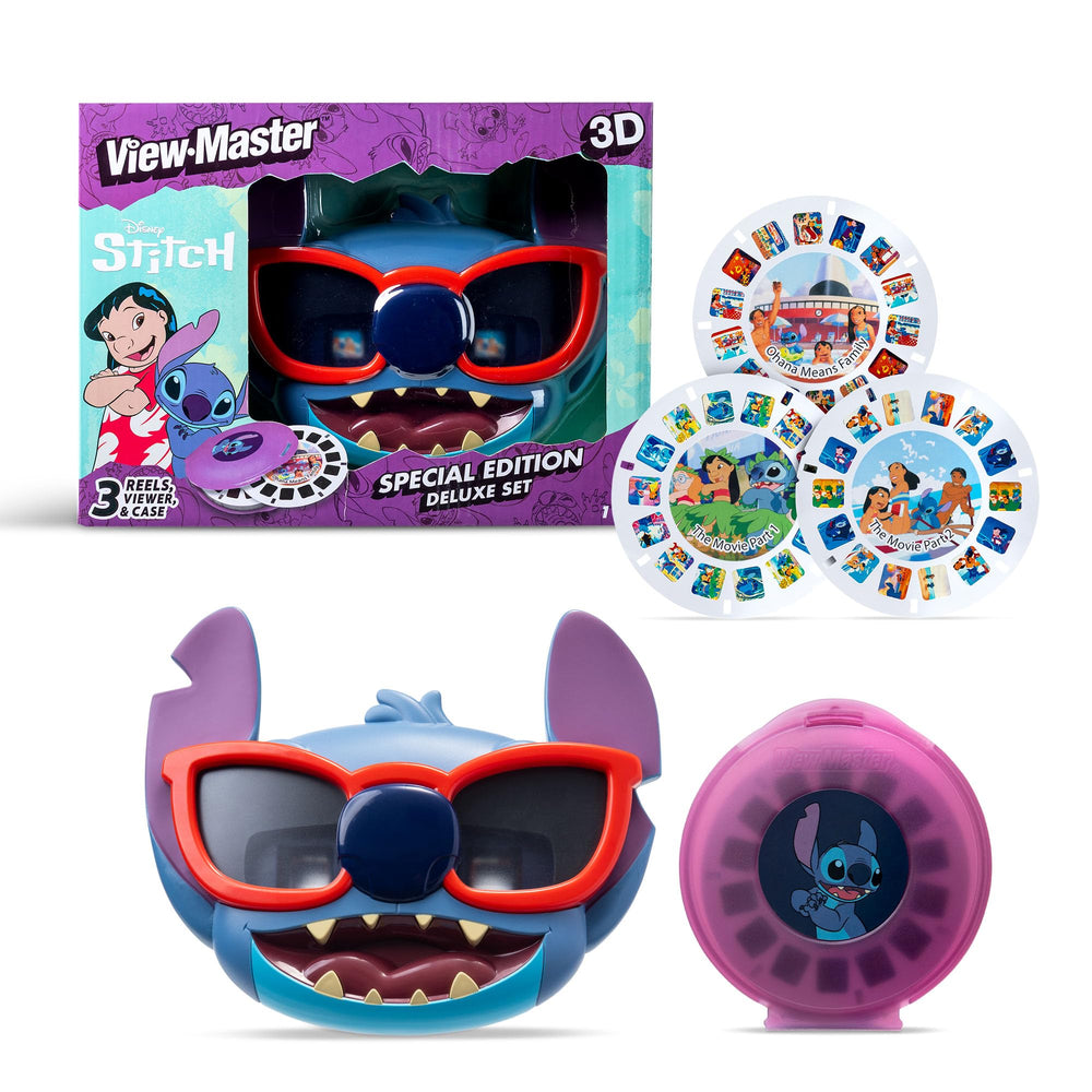 View Master Stitch Deluxe viewer with vibrant 3D scenes for immersive storytelling.