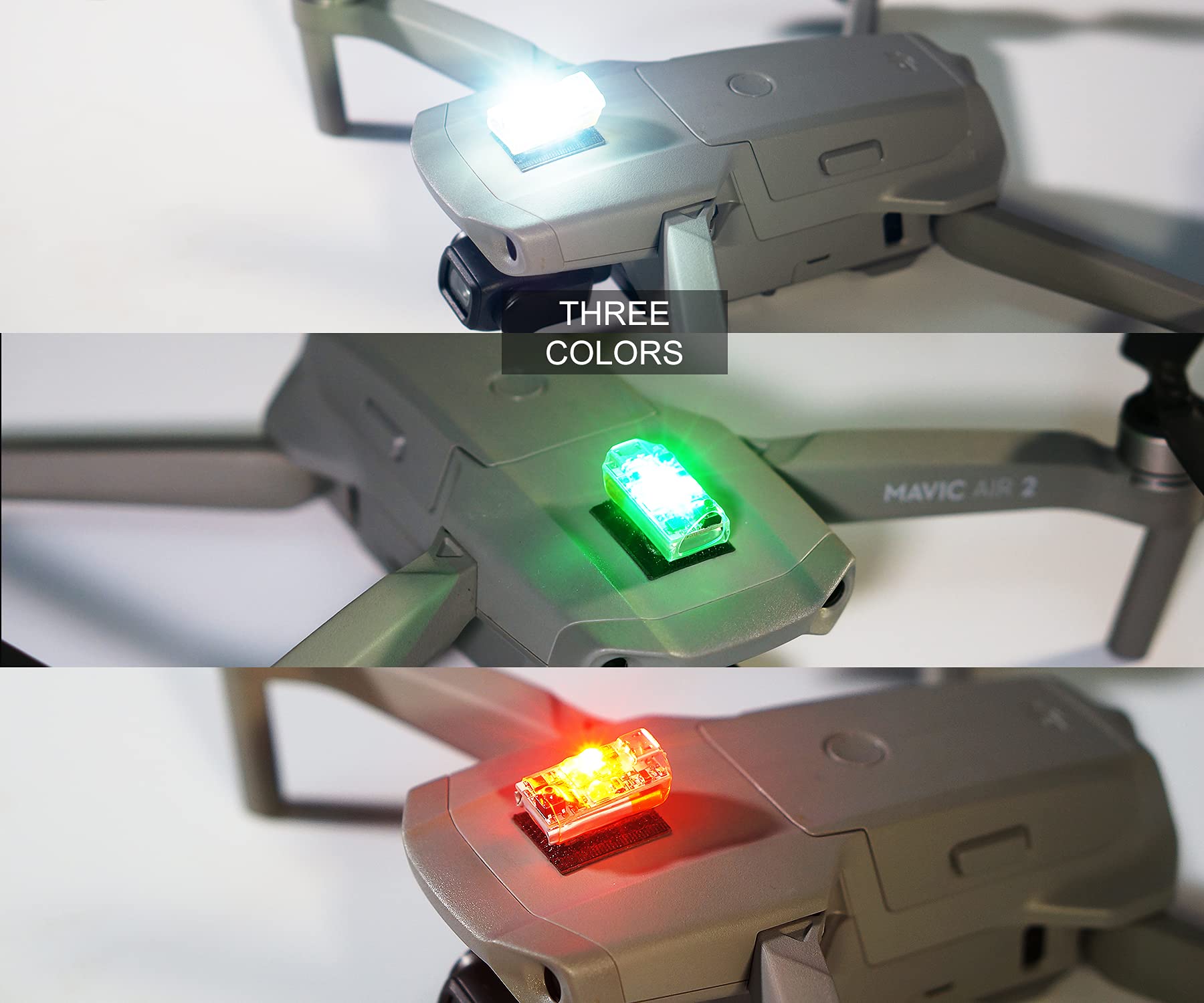 VIFLY strobe bottom mount showing secure installation