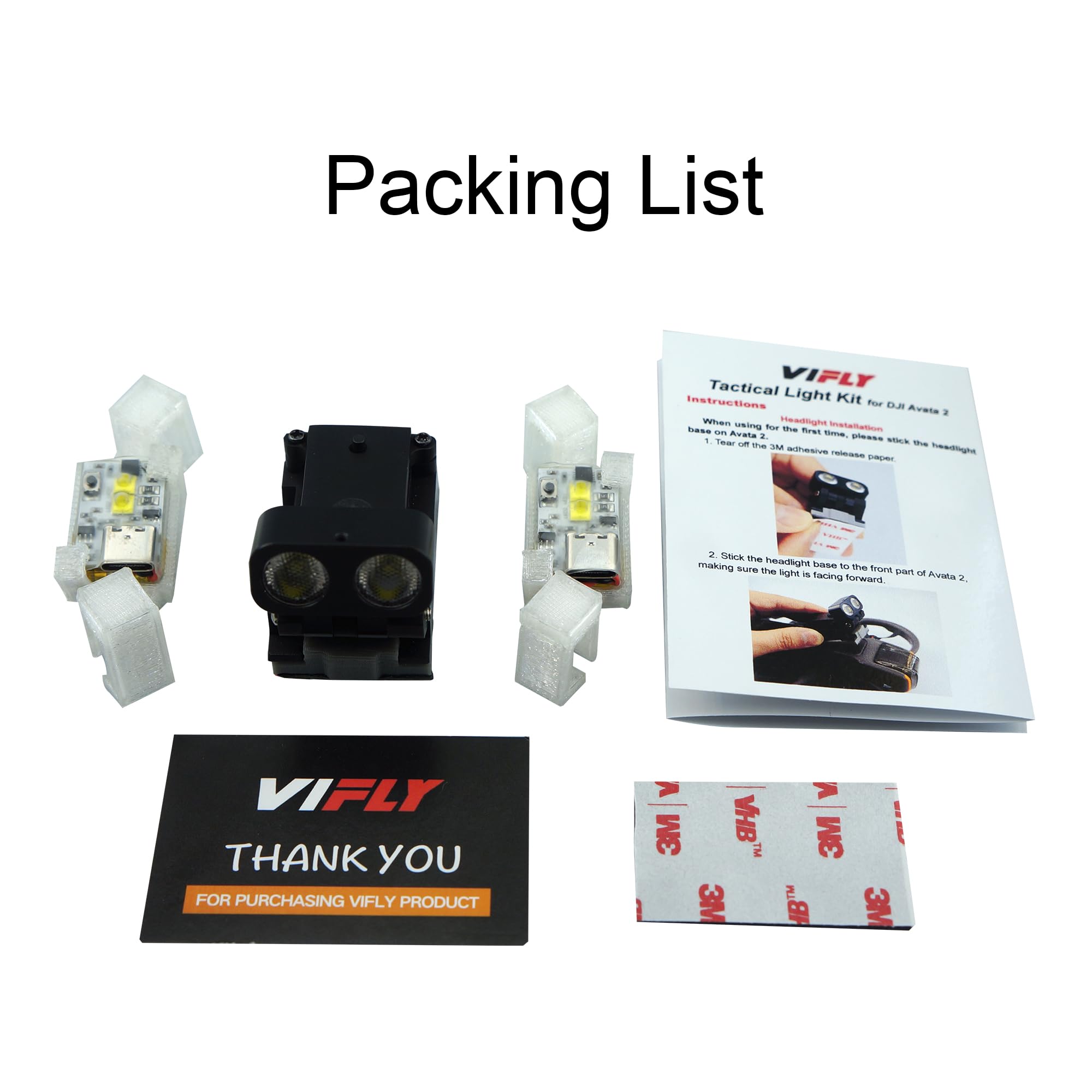 VIFLY 3D printed mounts offer flexible, secure installation options.
