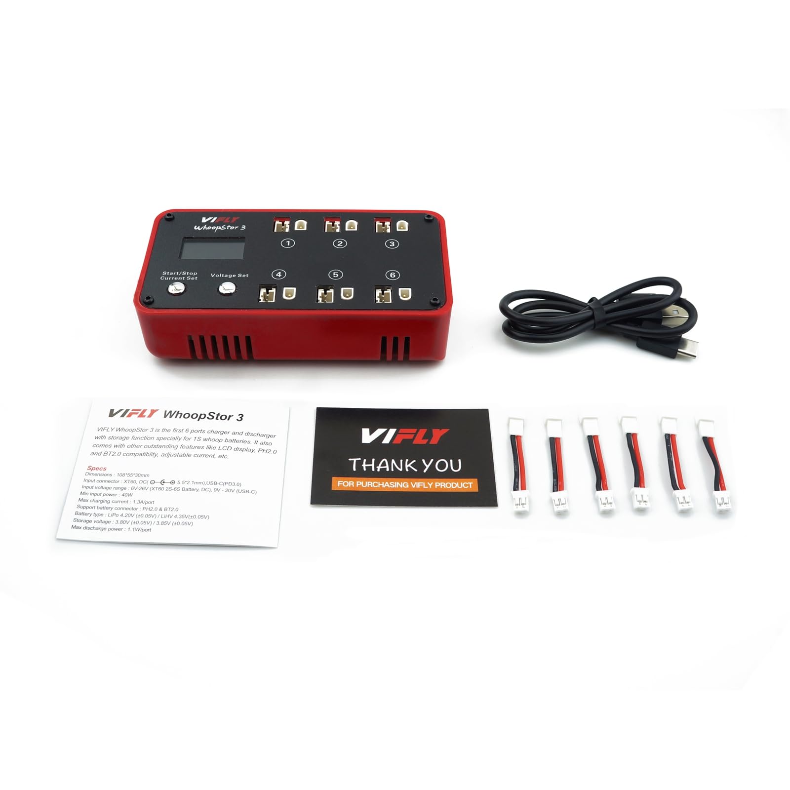 VIFLY WhoopStor V3 storage and discharging mode for battery conditioning