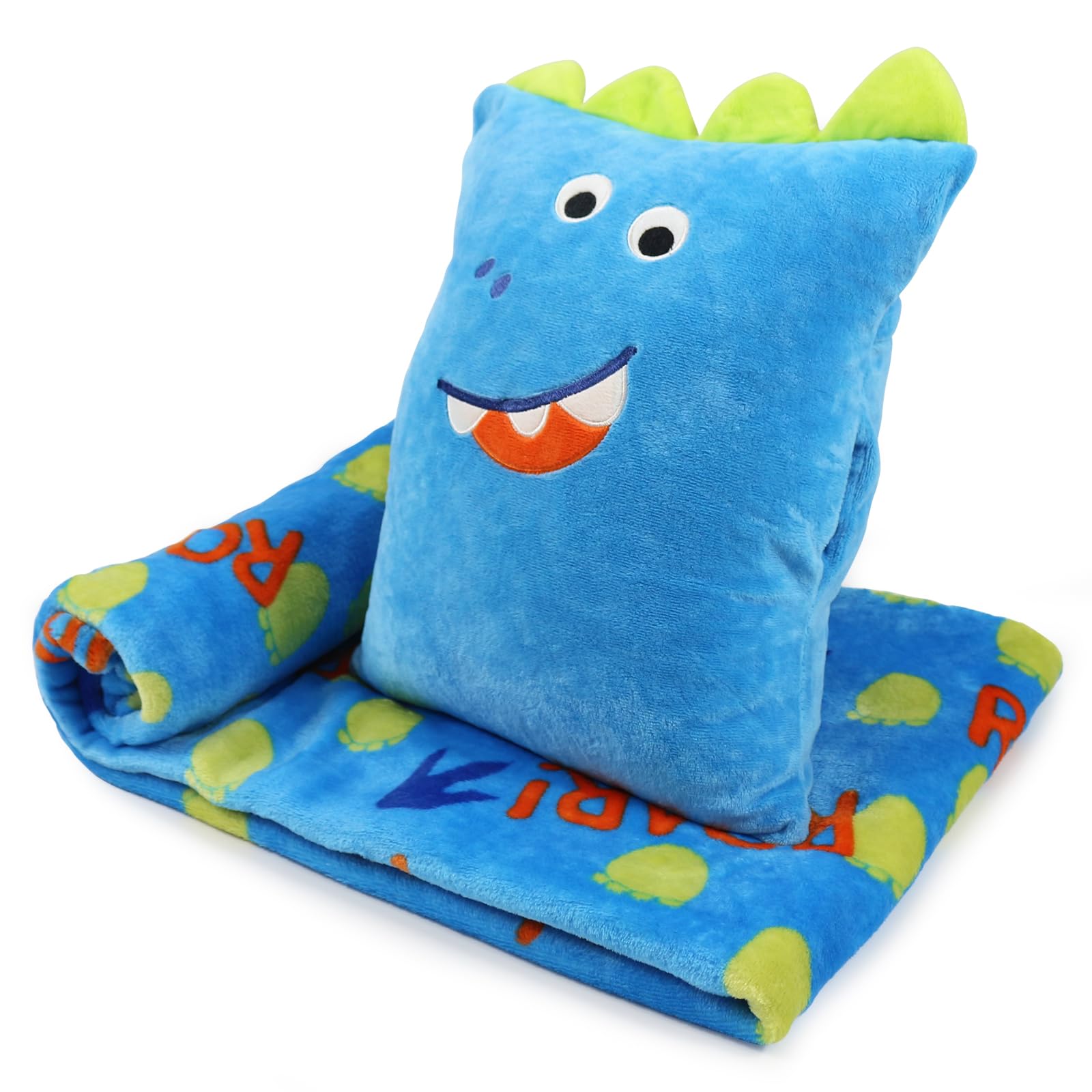 VigorSpring 3-in-1 travel pillow image showing compact form for on-the-go comfort.