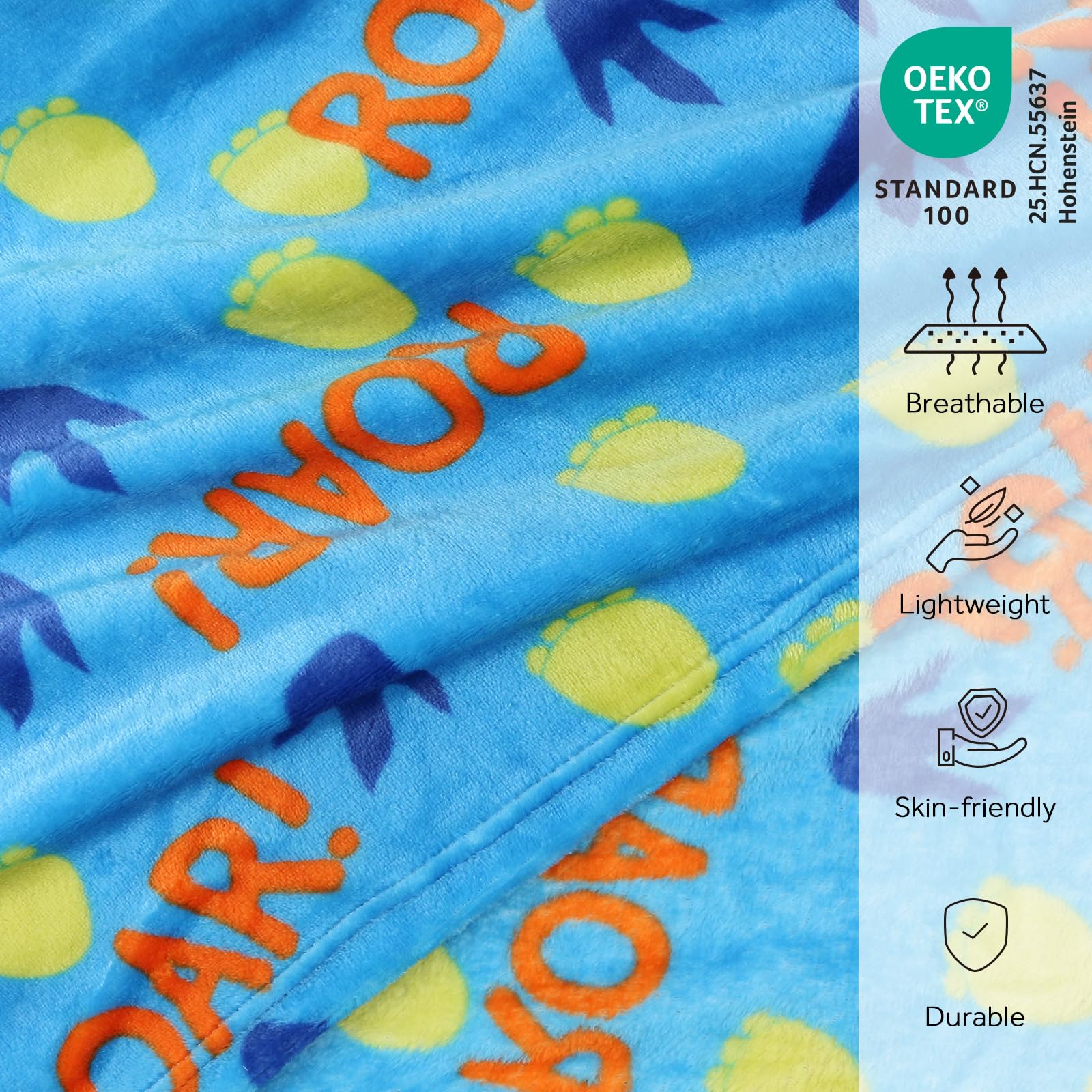 VigorSpring 60x40 airplane blanket image showing extra warmth on travel.