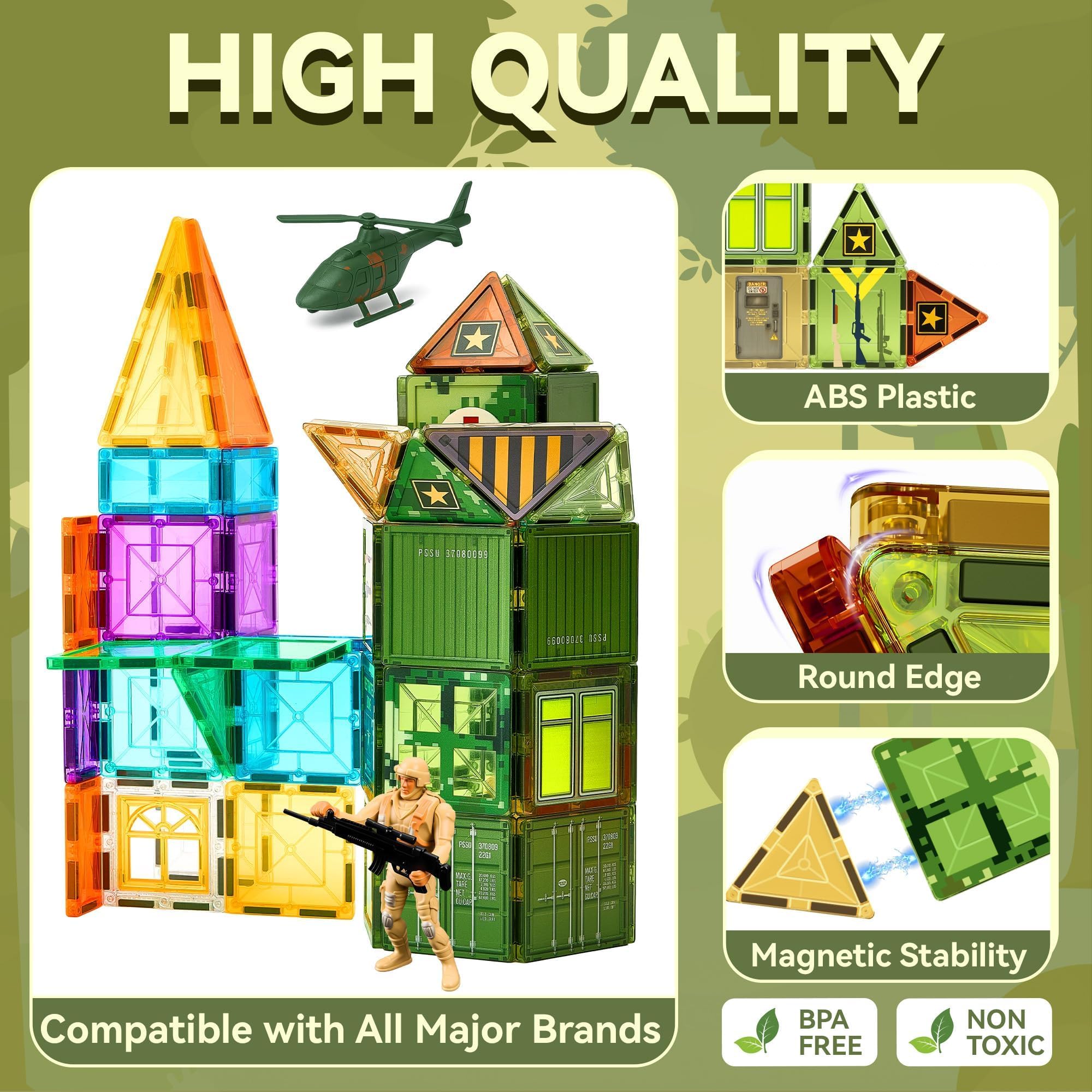 VigorFun army vehicles and accessories in action support dynamic, screen-free play sessions.