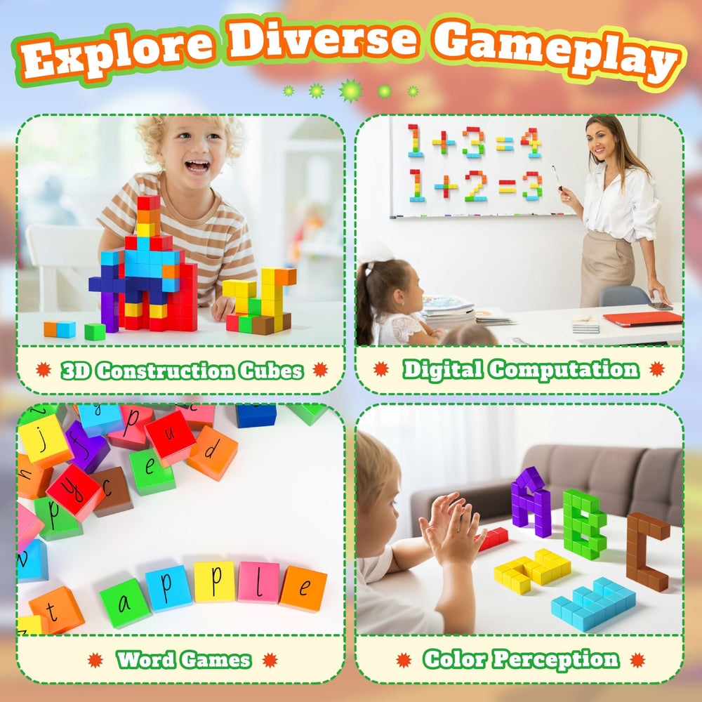 VigorFun blocks with strong magnets compatible with major brands