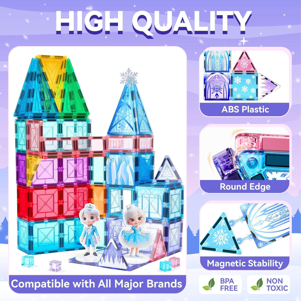 VigorFun Crystal-clear ice blocks support sturdy, expandable builds.