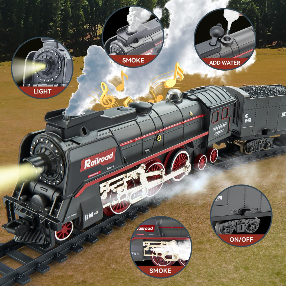 VigorFun easy assembly design invites children to build railway layouts