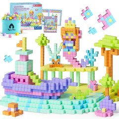 VigorFun 116pcs magnetic blocks kit for imaginative building and color learning