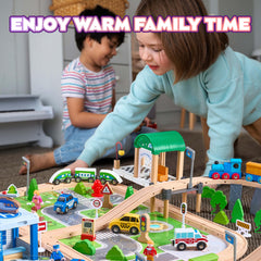 VigorFun child playing with train set sparks imaginative exploration.