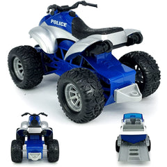 VIIGER fold-down ramp in blue invites easy loading and unloading for kids.