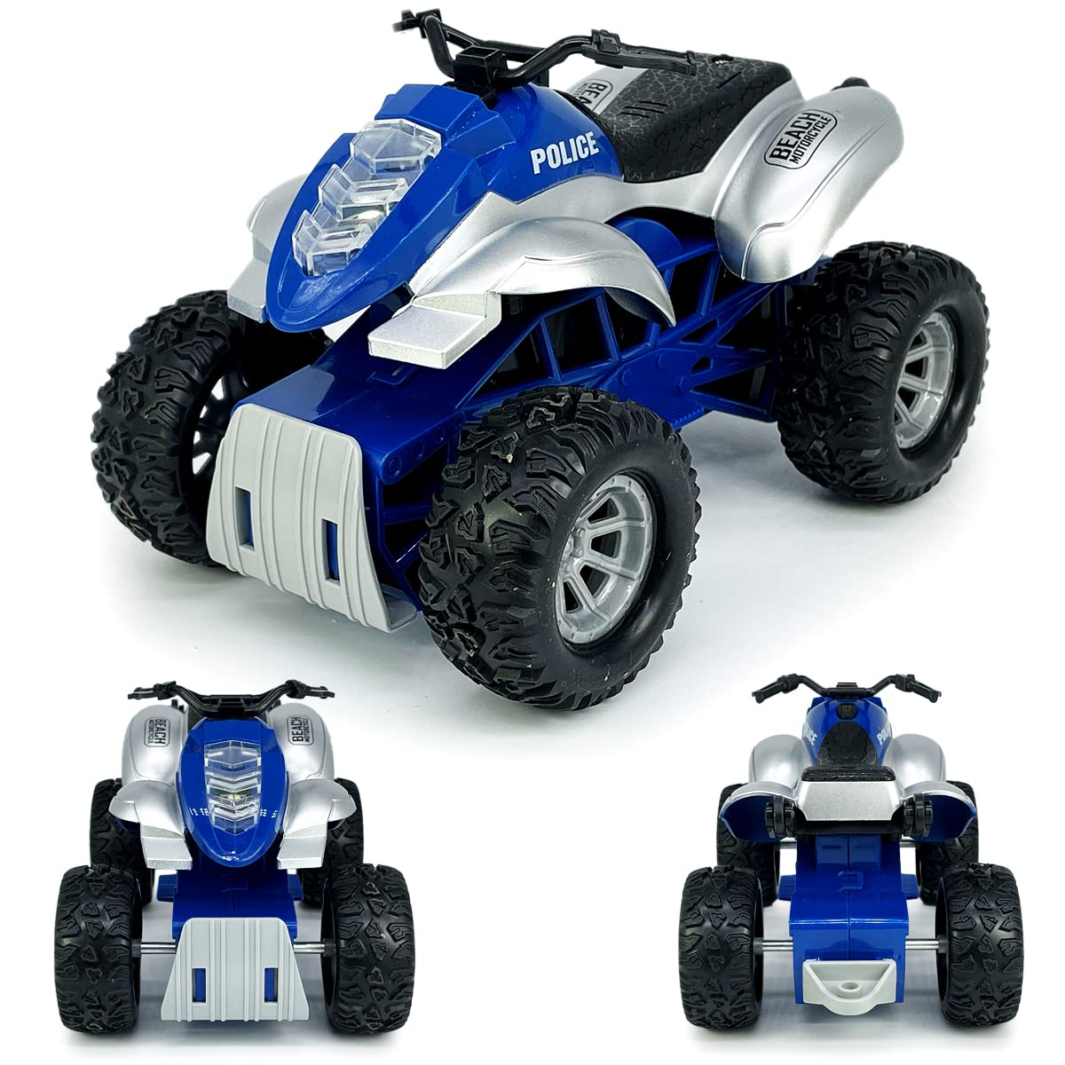 VIIGER speedboat unload scene on blue trailer supports dynamic pretend transport play.