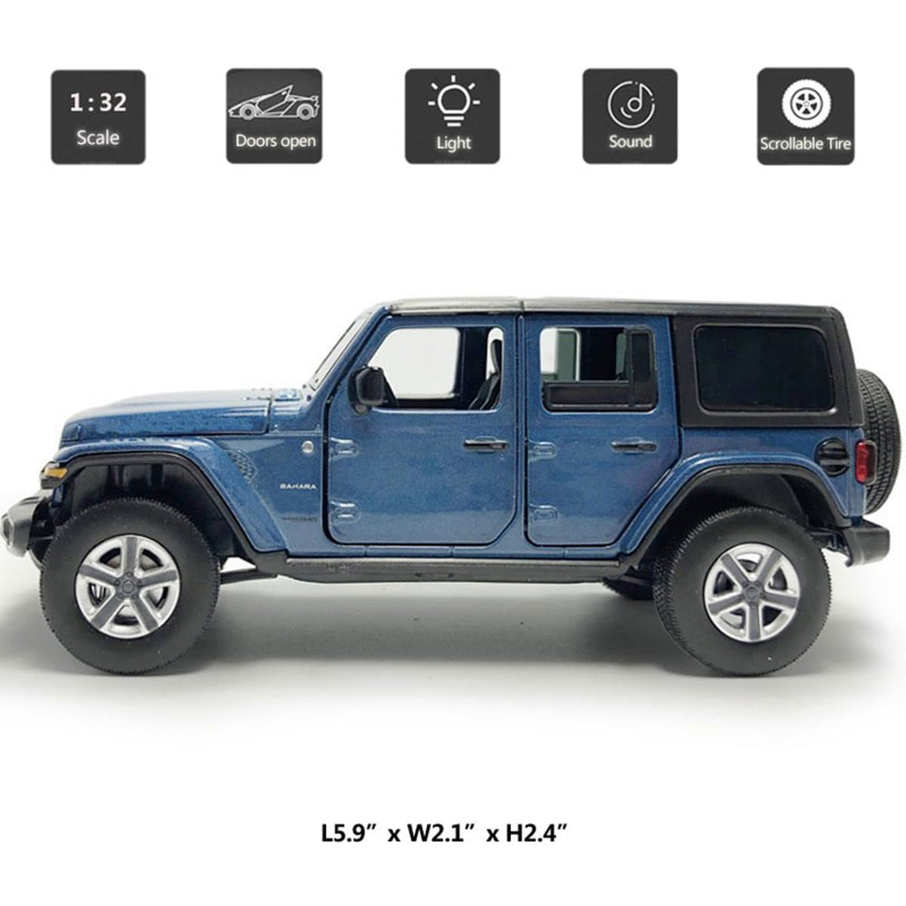 VIIGER Wrangler Sahara front door open showcasing interactive light and sound features.