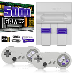 VILCORN video game console front view emphasizes compact retro design for easy setup.