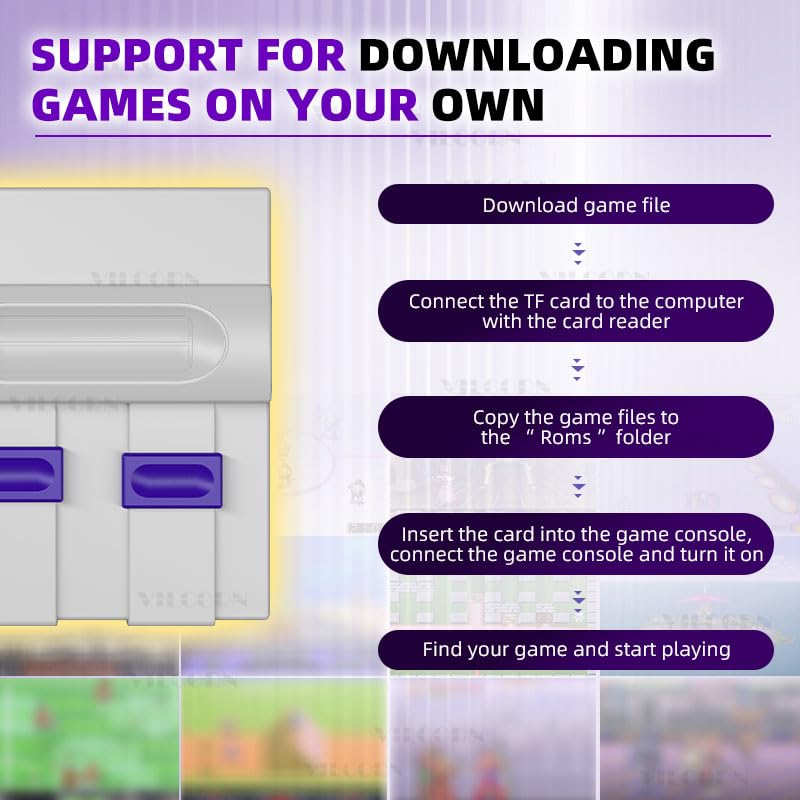 VILCORN video game console package design highlights gift-ready presentation.