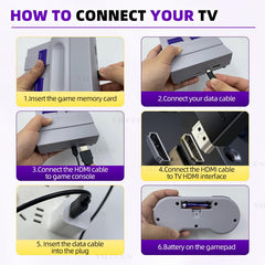 VILCORN video game console saved progress menu makes resuming easy.