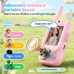 Vilicert Kids Video Walkie Talkie face call for outdoor interaction