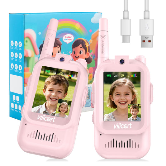 Vilicert Kids Video Walkie Talkie screen for real-time play visuals
