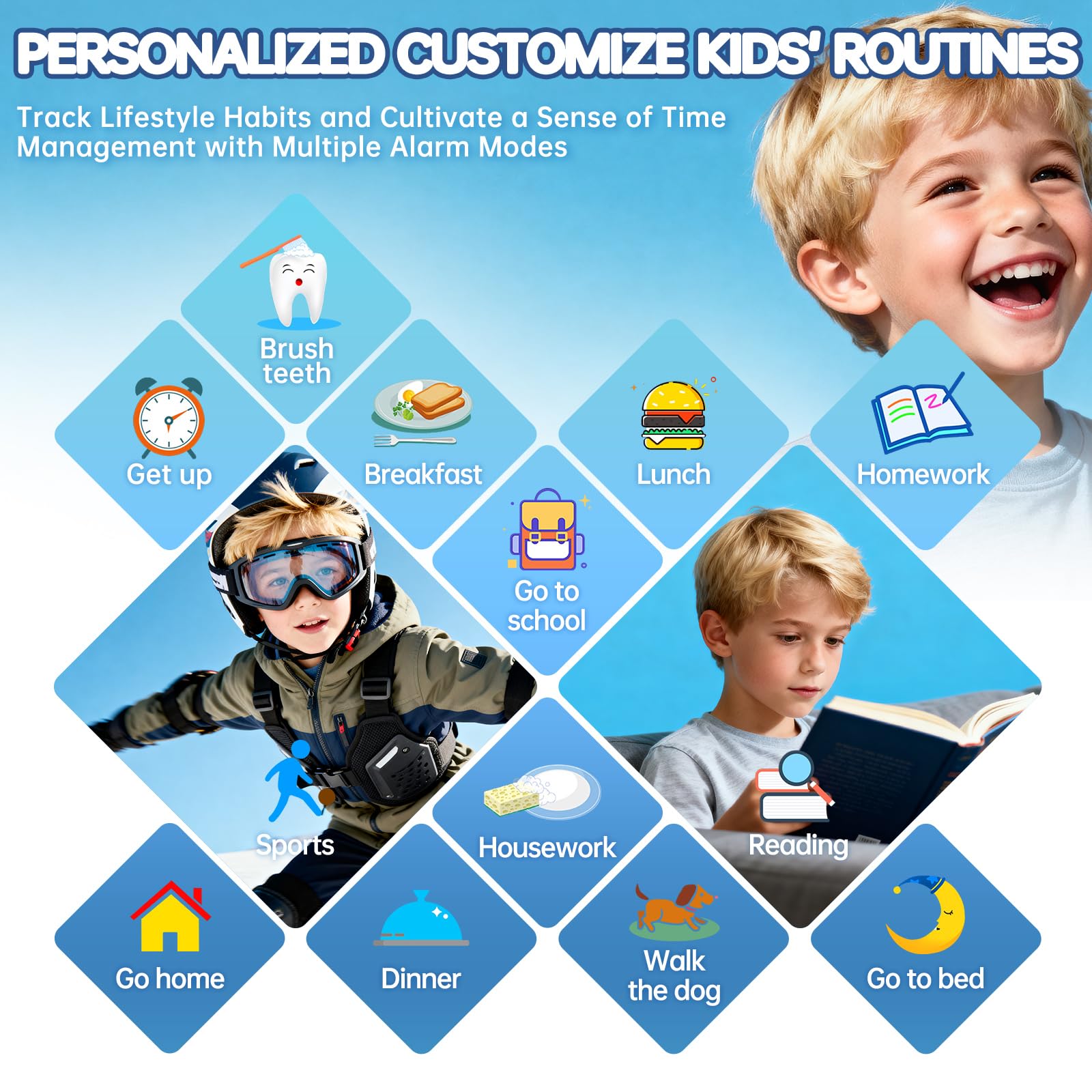 Vilicert smart watch educational cards boost reading and recognition