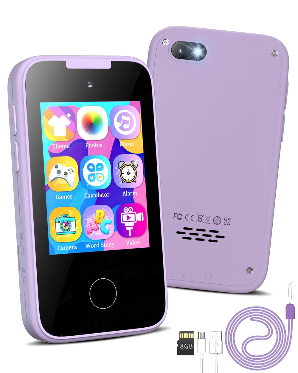 Vimorg Kids Smart Phone front camera captures playful moments for kids