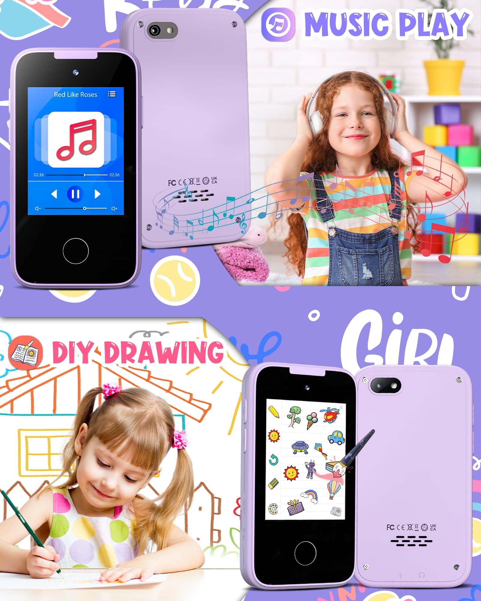 Vimorg Kids Smart Phone offline play keeps kids engaged away from internet