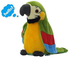 Vincilee parrot wings flap while talking for engaging visuals.